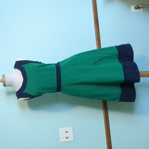 Lands'End green shift dress size 8